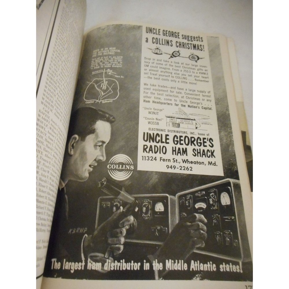 Lot 4 Vintage QST Magazine devoted entirely to amateur radio 1949 1960s Ads - Picture 6 of 10